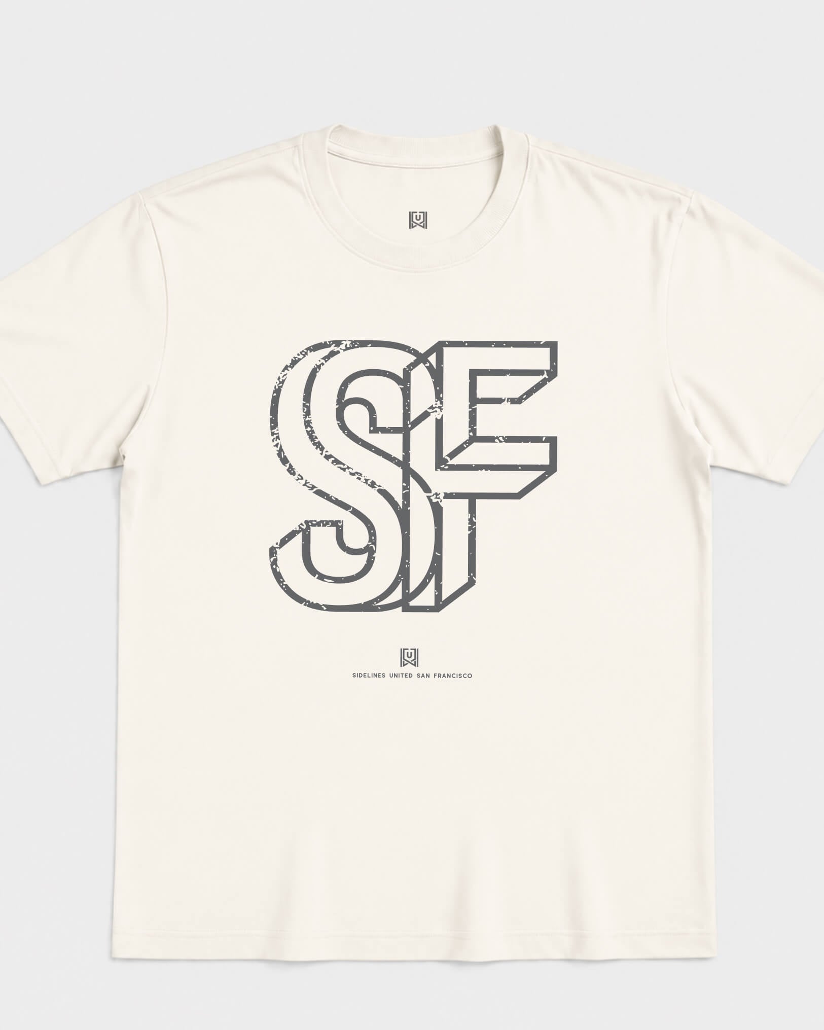 SF Intersect Tee - Vintage White - Flatlay