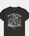 SF Mech Tee - Washed Black / White - Flatlay
