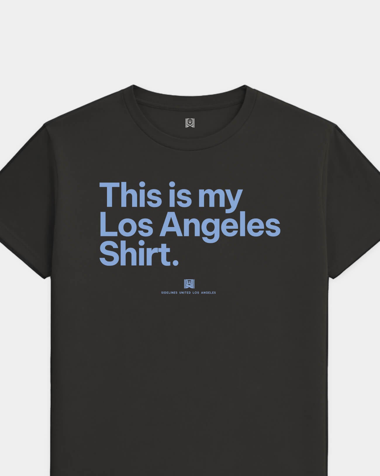 LA My Shirt Tee - Washed Black / Blue - Flatlay