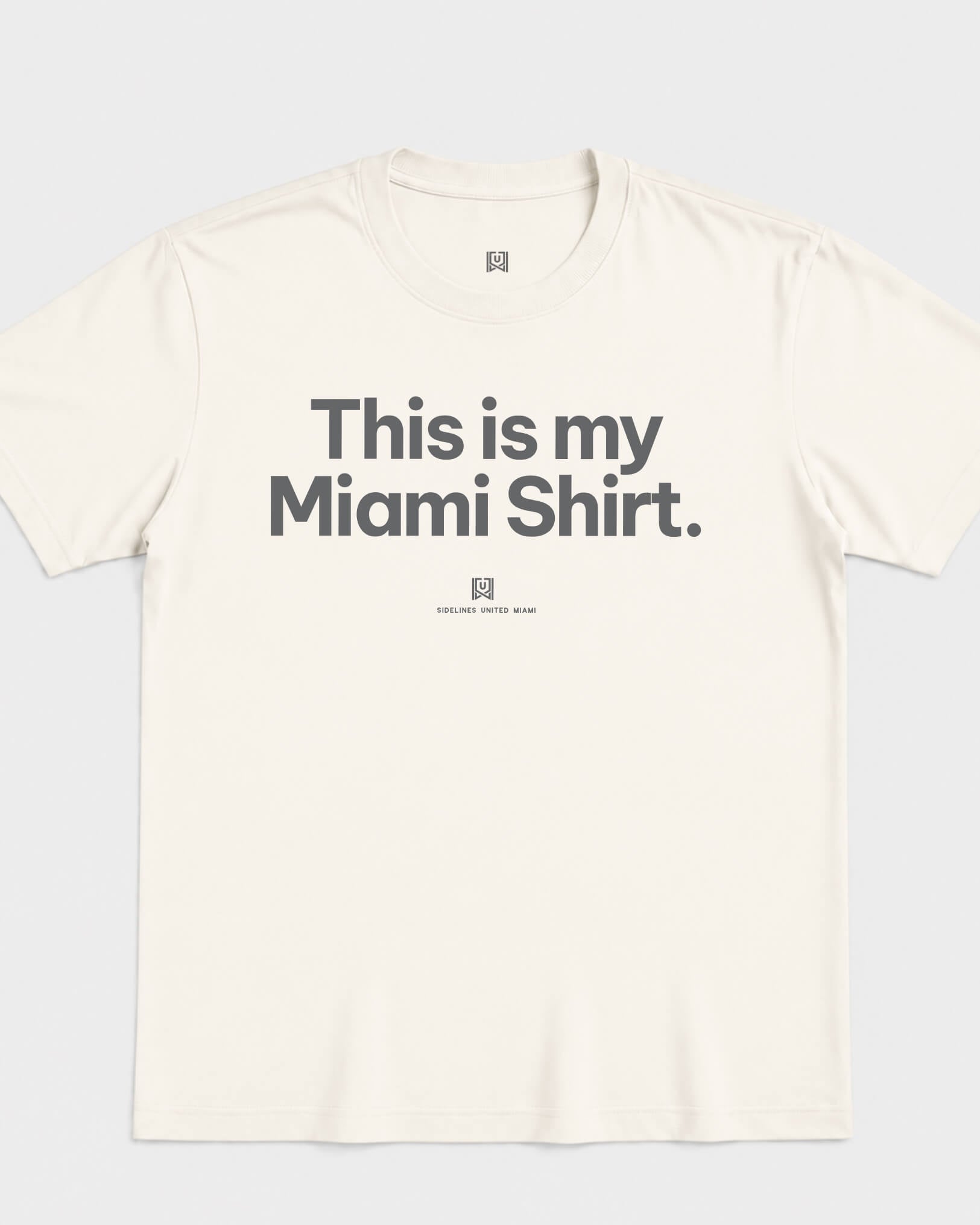 MIA My Shirt Tee - Vintage White - Flatlay