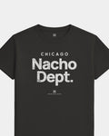 CHI Nacho Dept Tee - Washed Black / White - Flatlay