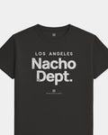 LA Nacho Dept Tee - Washed Black / White - Flatlay
