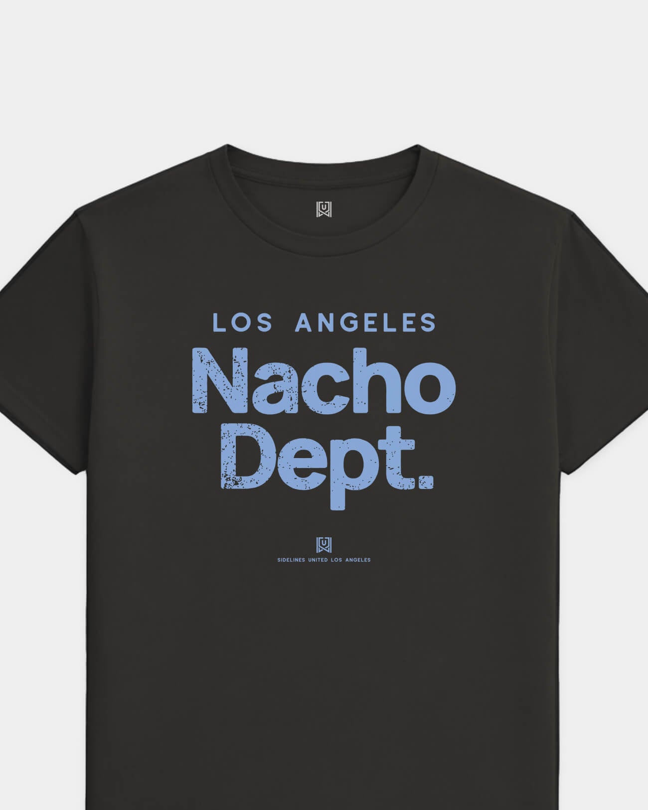 LA Nacho Dept Tee - Washed Black / Blue - Flatlay