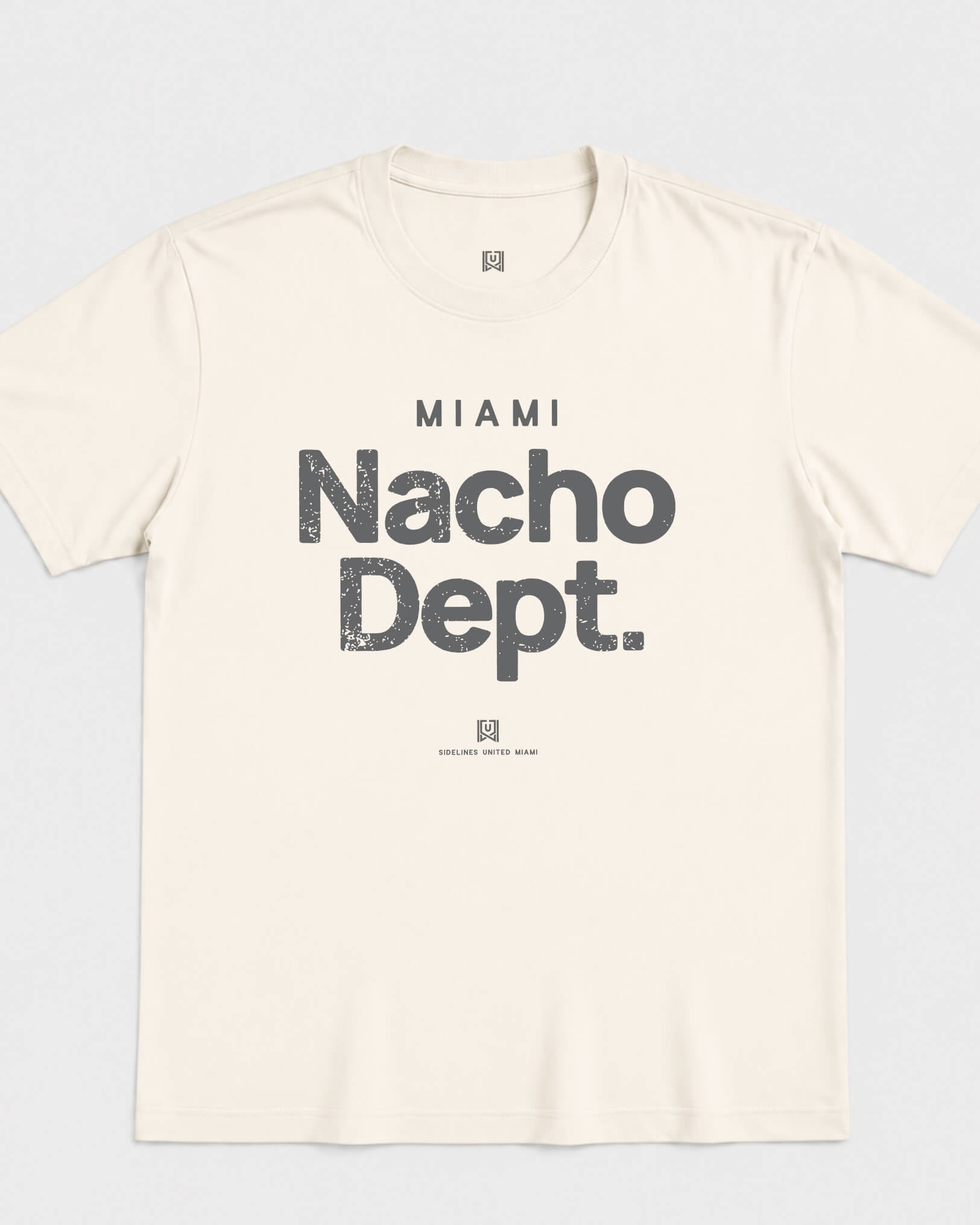 MIA Nacho Dept Tee - Vintage White - Flatlay