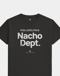 Philly Nacho Dept Tee - Washed Black / White - Flatlay