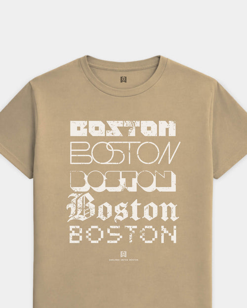 BOS Not Your Type Khaki Tee