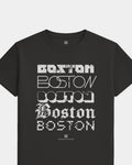 BOS Not Your Type Tee - Washed Black / White - Flatlay