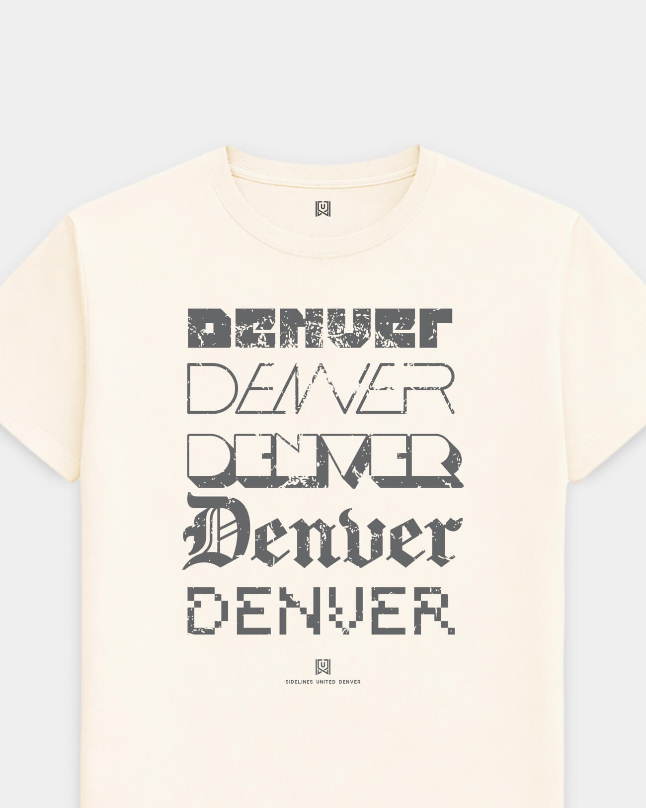 DEN Not Your Type Vintage White Tee