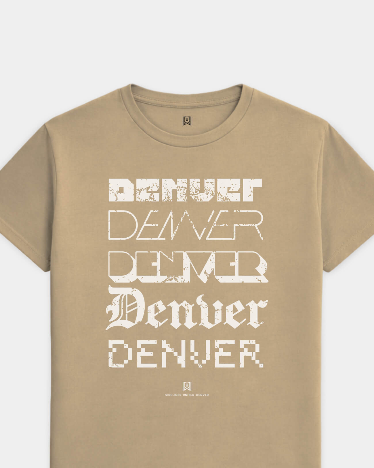 DEN Not Your Type Khaki Tee