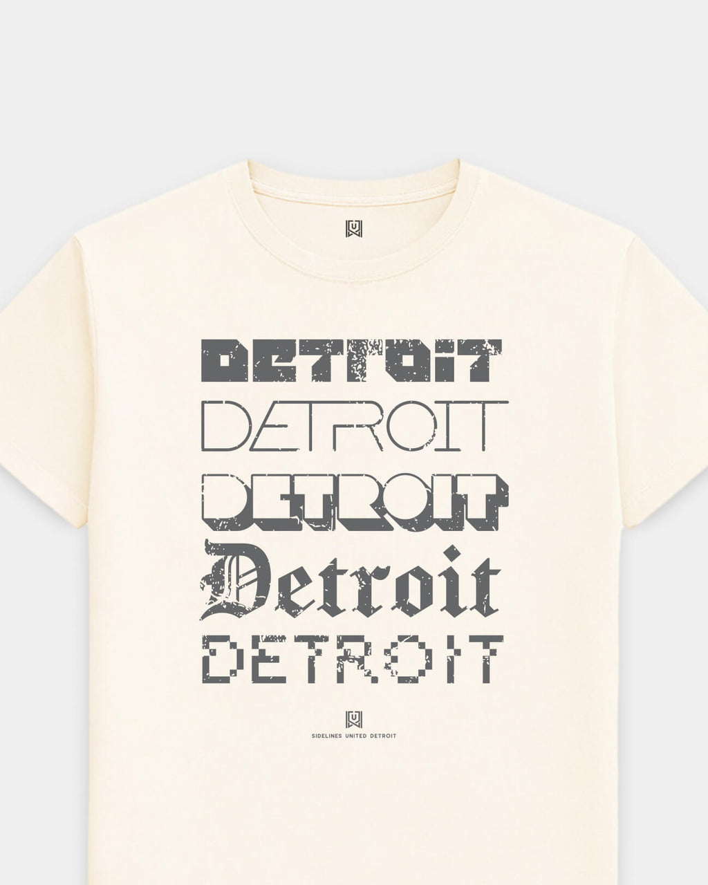 DET Not Your Type Vintage White Tee