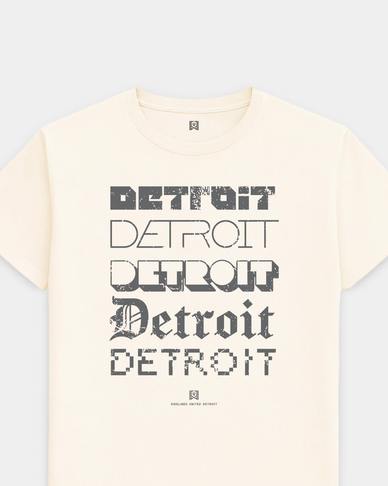 DET Not Your Type Vintage White Tee