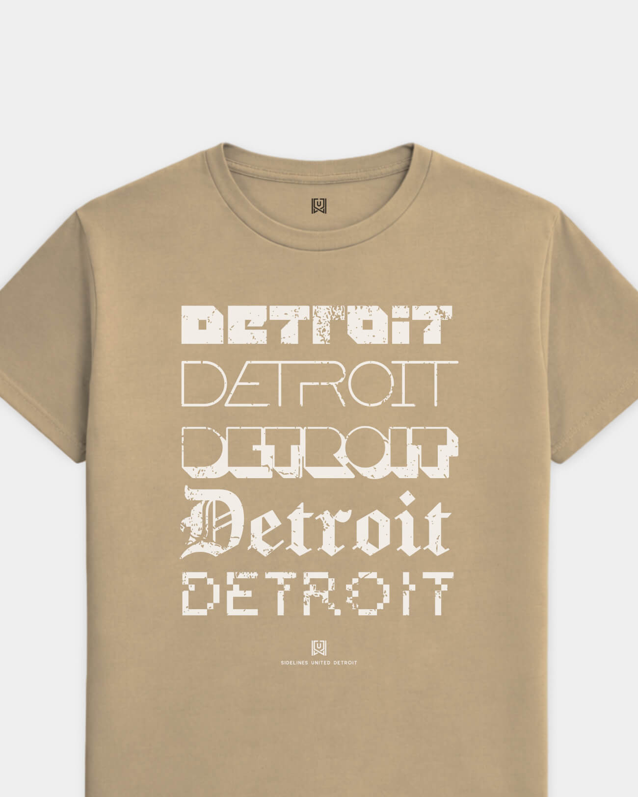 DET Not Your Type Khaki Tee