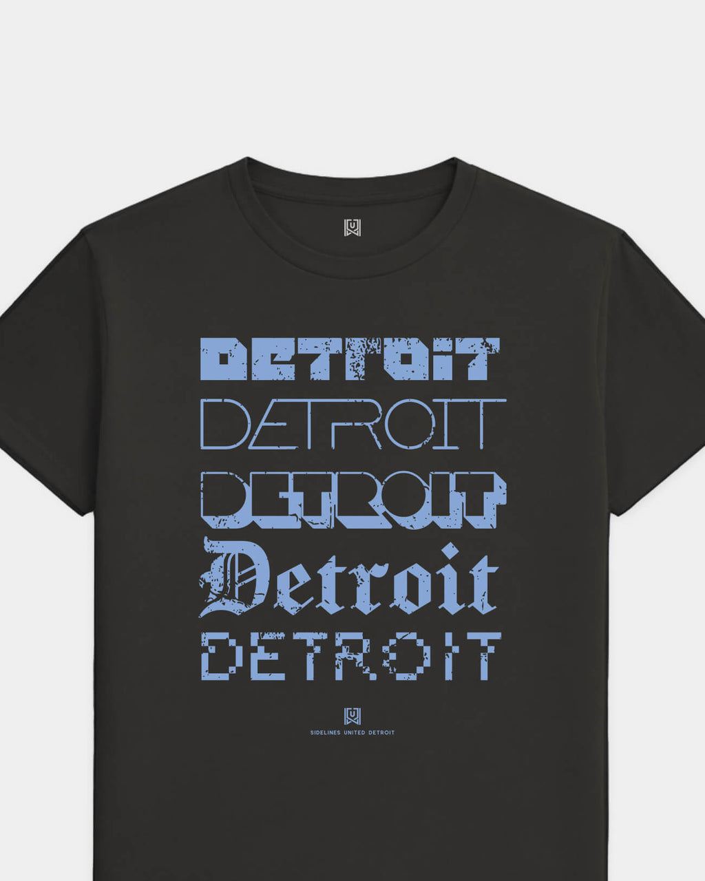 DET Not Your Type Black Tee