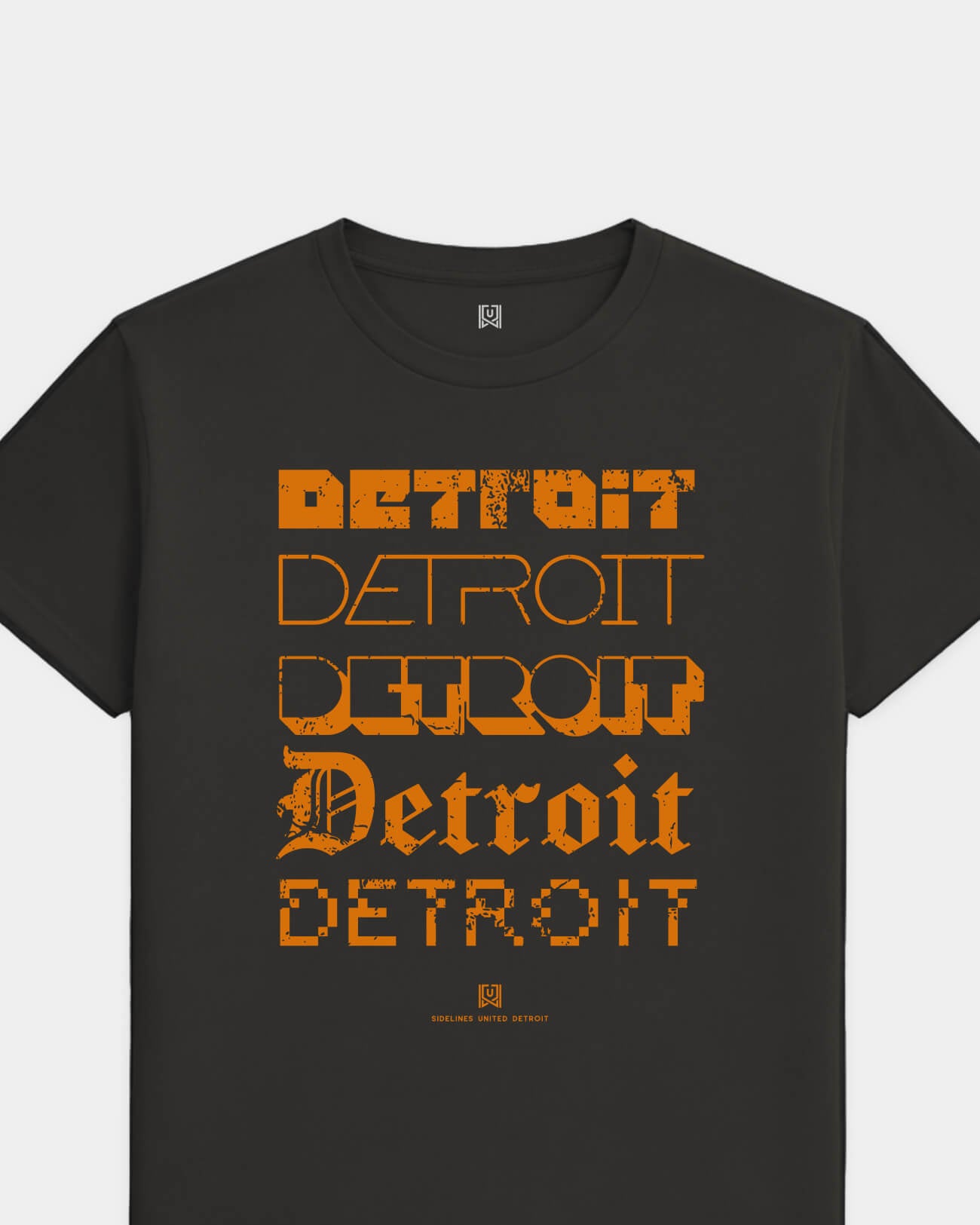 DET Not Your Type Black Tee