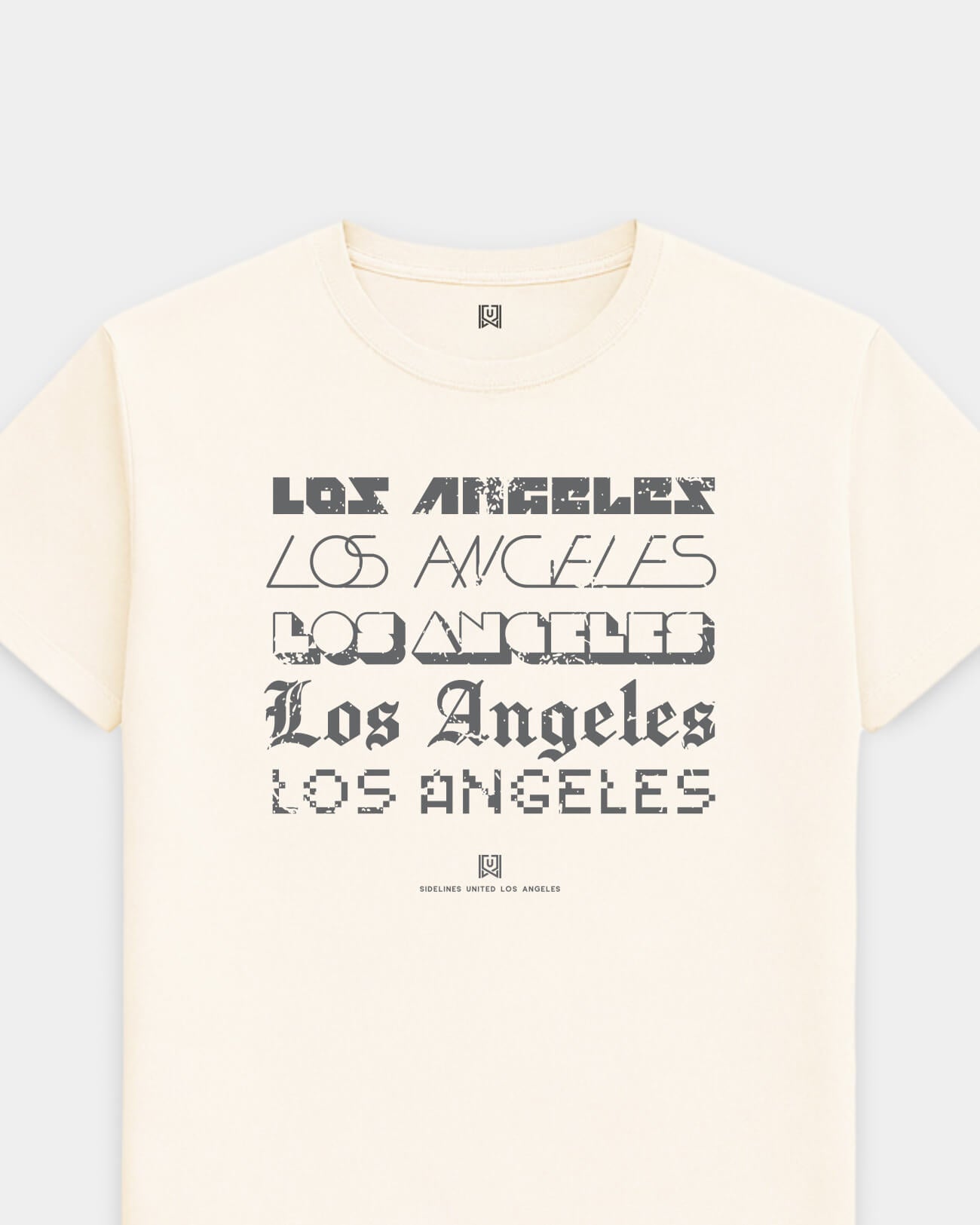 LA Not Your Type Tee - Vintage White - Flatlay