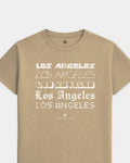 LA Not Your Type Khaki Tee