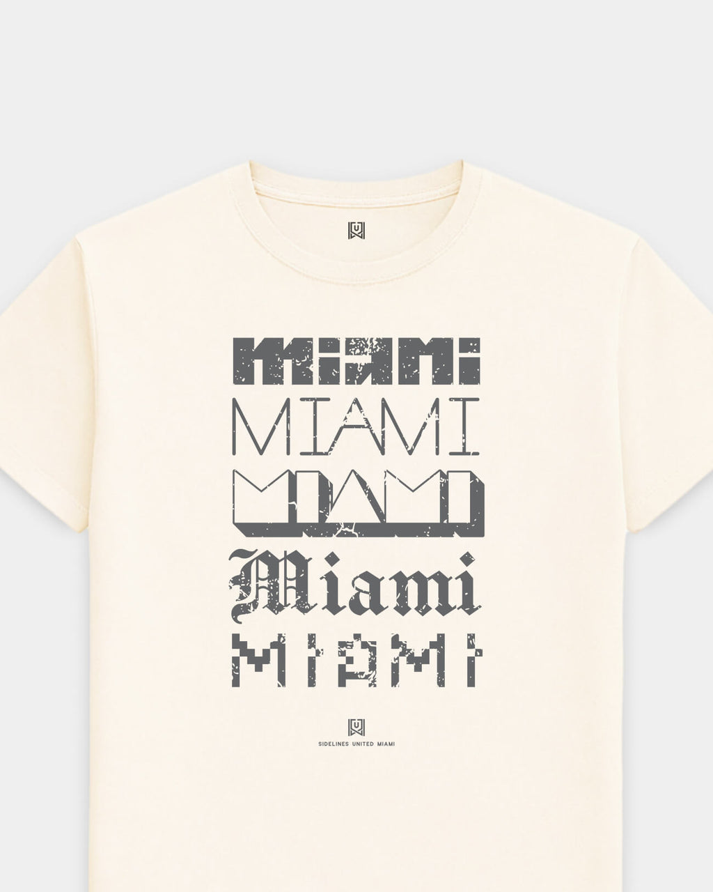 MIA Not Your Type Vintage White Tee