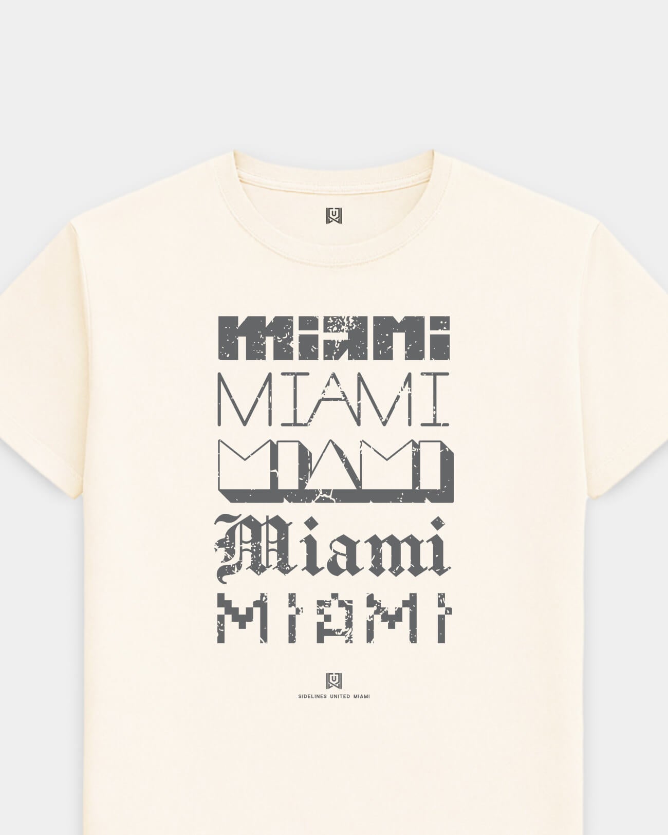 MIA Not Your Type Vintage White Tee