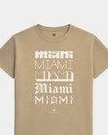 MIA Not Your Type Khaki Tee
