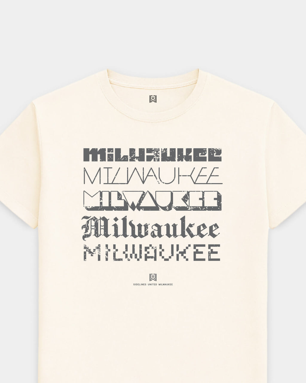 MKE Not Your Type Vintage White Tee