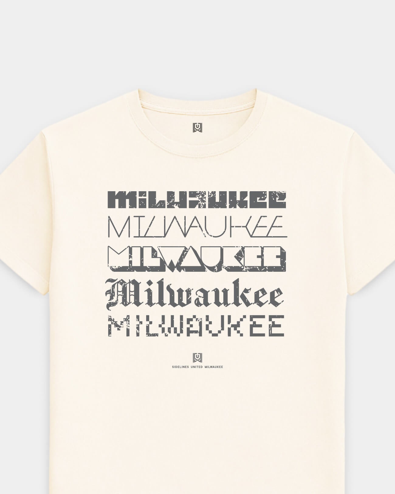 MKE Not Your Type Vintage White Tee