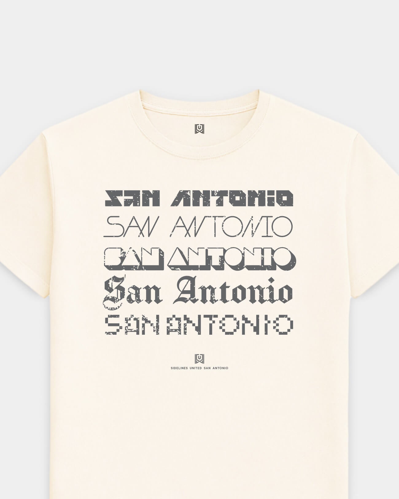 SATX Not Your Type Vintage White Tee
