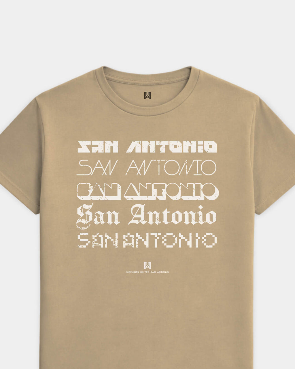 SATX Not Your Type Khaki Tee