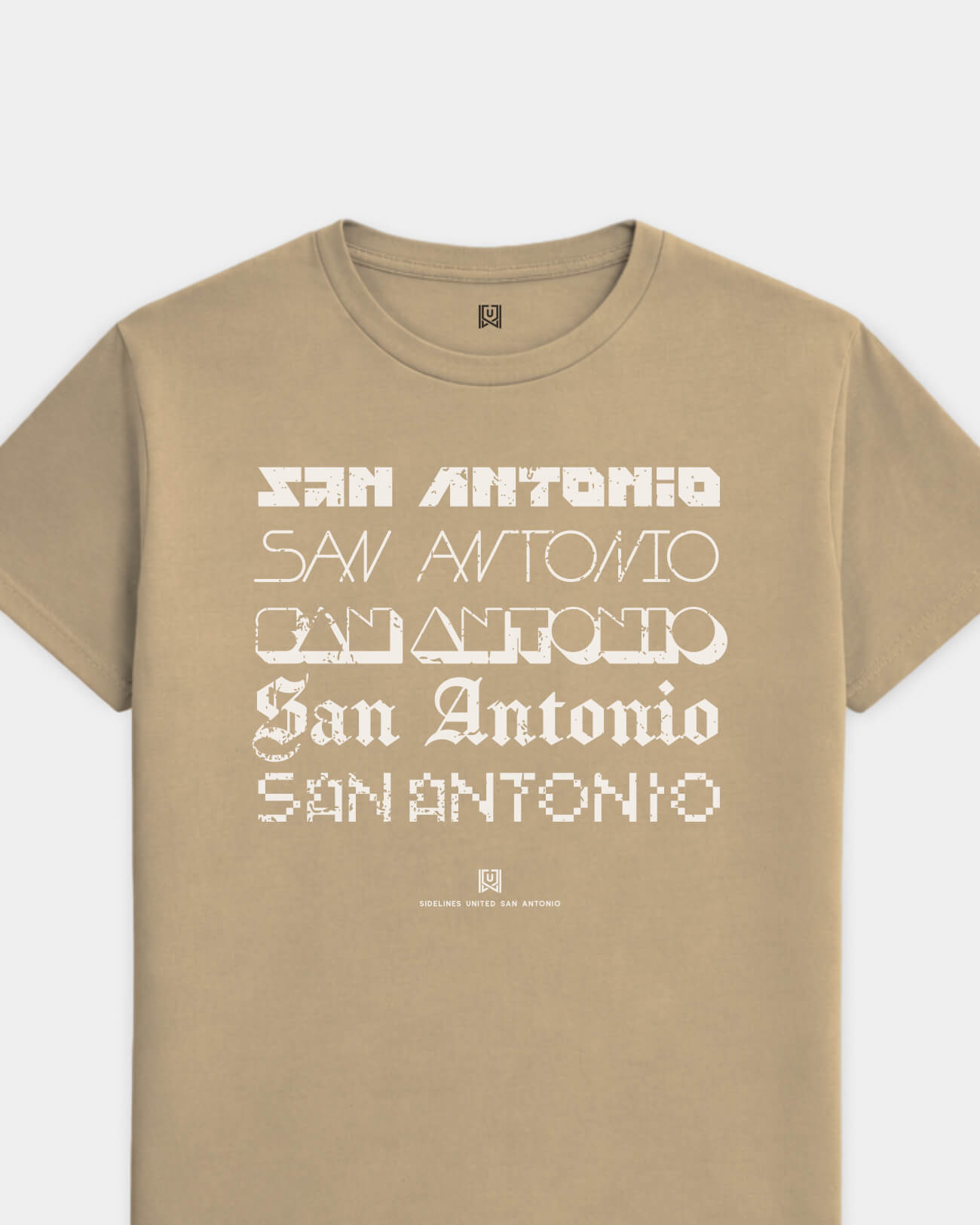 SATX Not Your Type Khaki Tee