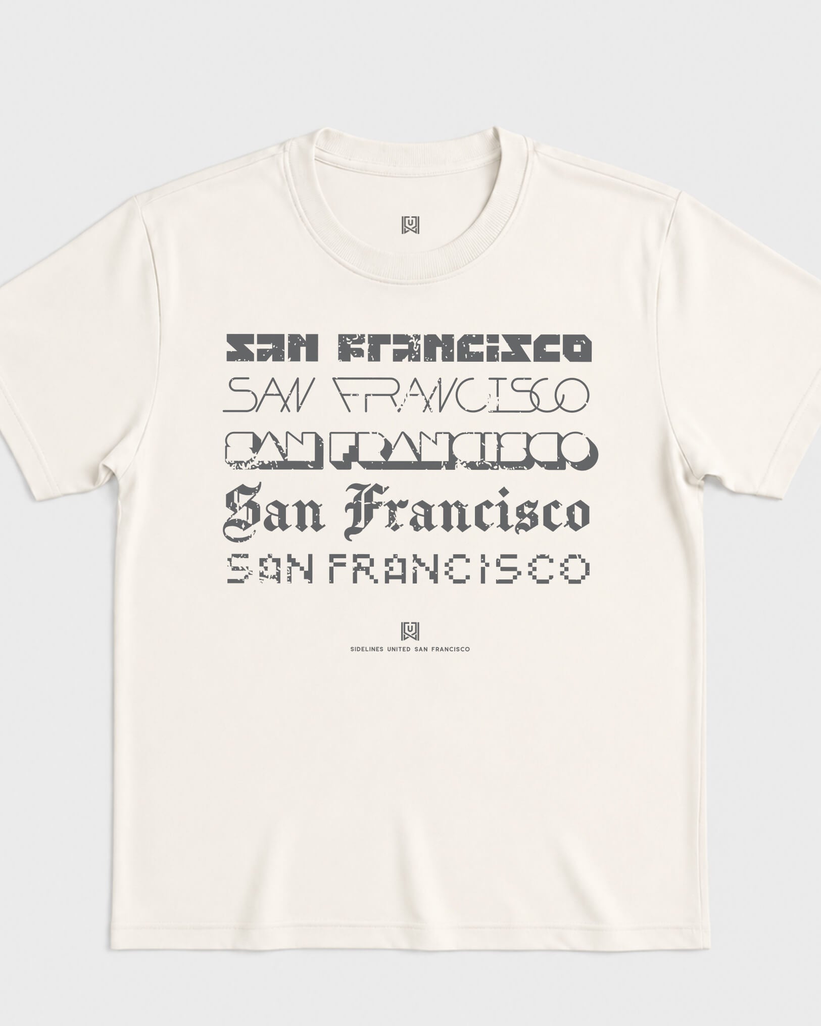 SF Not Your Type Tee - Vintage White - Flatlay