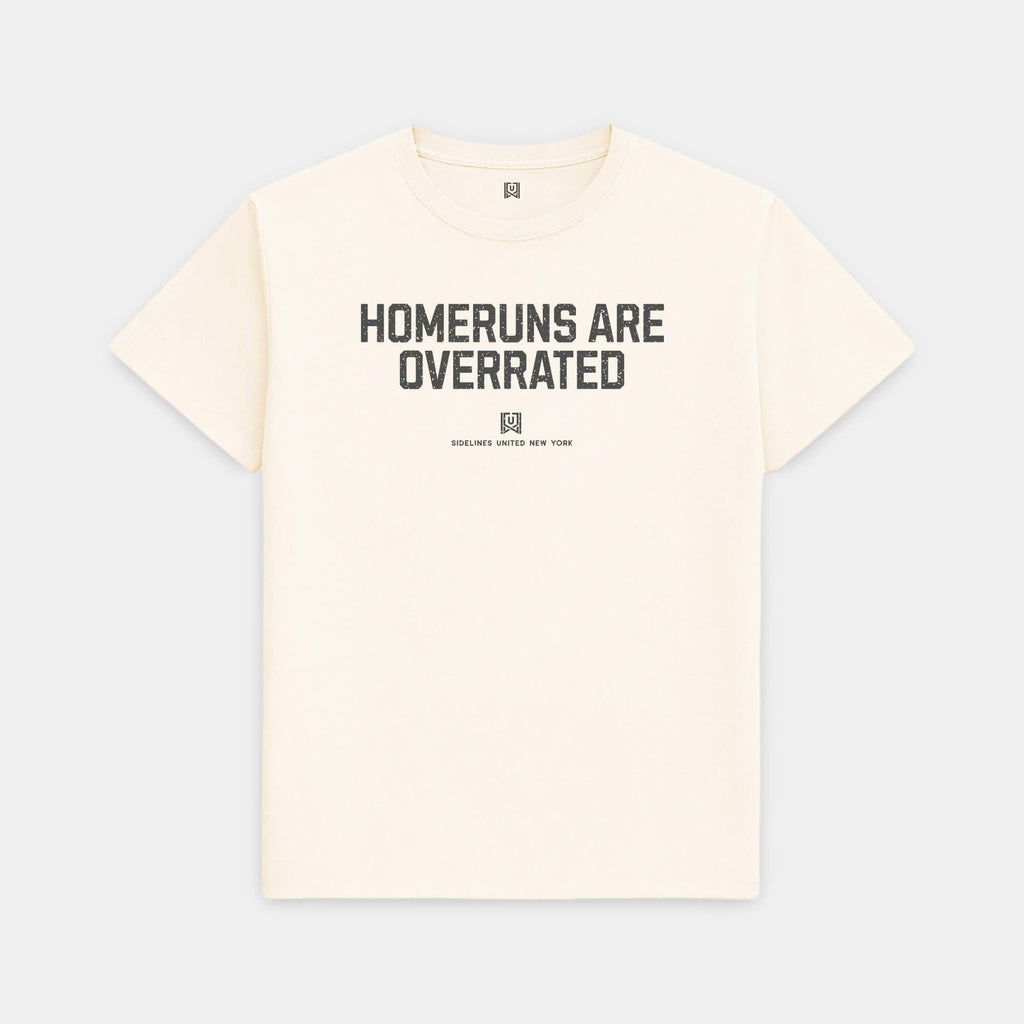 NY Overrated HR Vintage White Tee