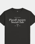 BOS Playoff Anxiety Classy Black Tee