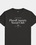 CHI Playoff Anxiety Classy Black Tee