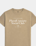 CLE Playoff Anxiety Classy Khaki Tee