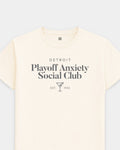 DET Playoff Anxiety Classy Vintage White Tee