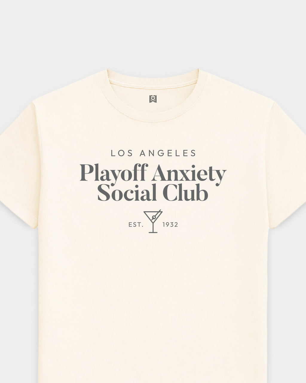 LA Playoff Anxiety Classy Vintage White Tee