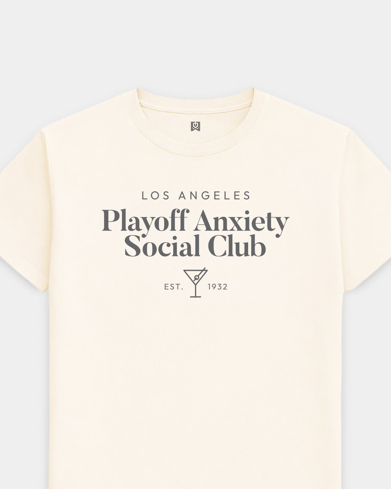 LA Playoff Anxiety Classy Vintage White Tee