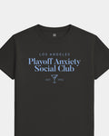 LA Playoff Anxiety Classy Black Tee
