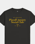 MKE Playoff Anxiety Classy Black Tee