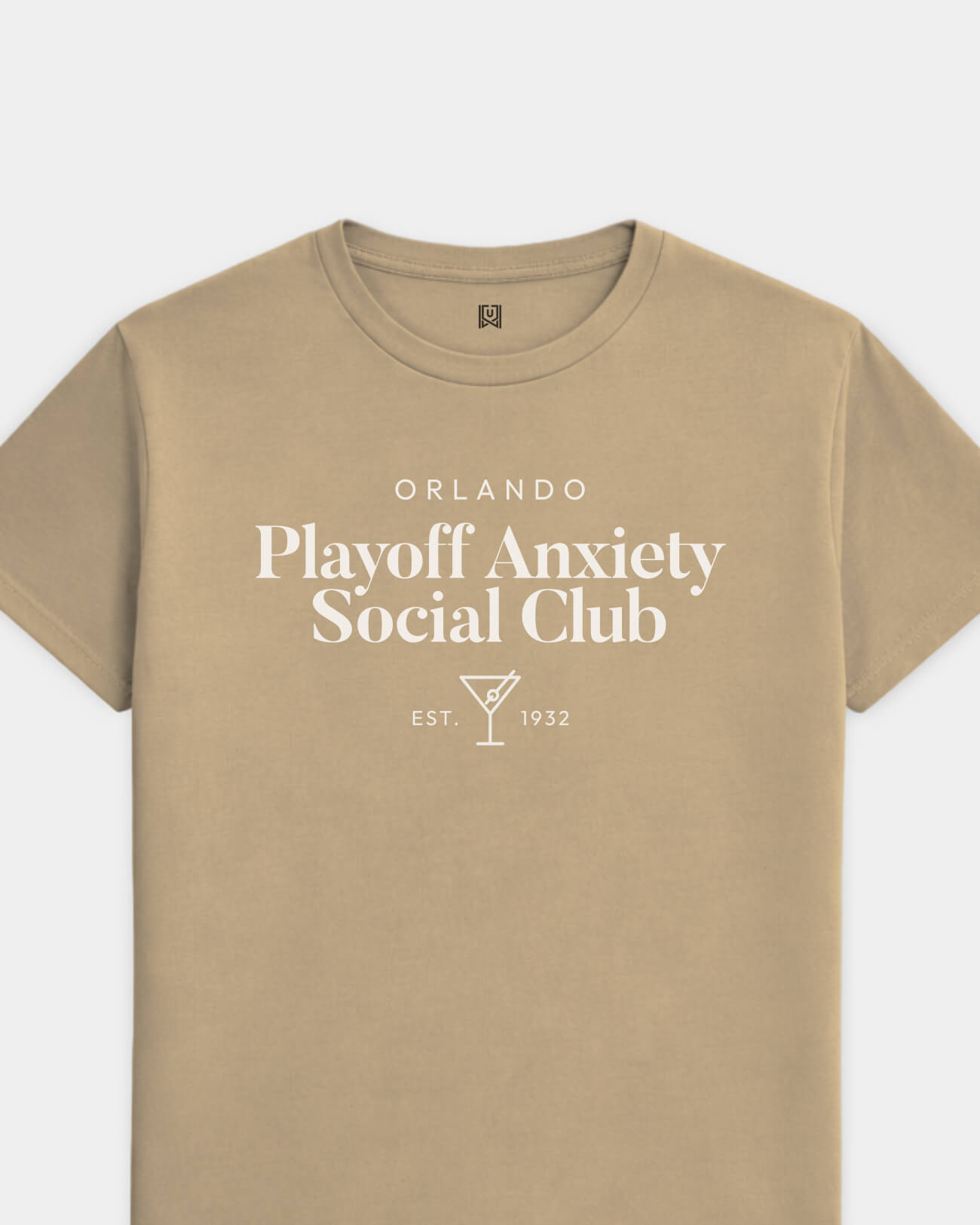 ORL Playoff Anxiety Classy Khaki Tee