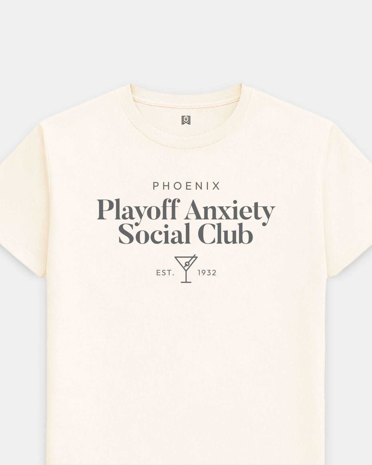 PHX Playoff Anxiety Classy Vintage White Tee