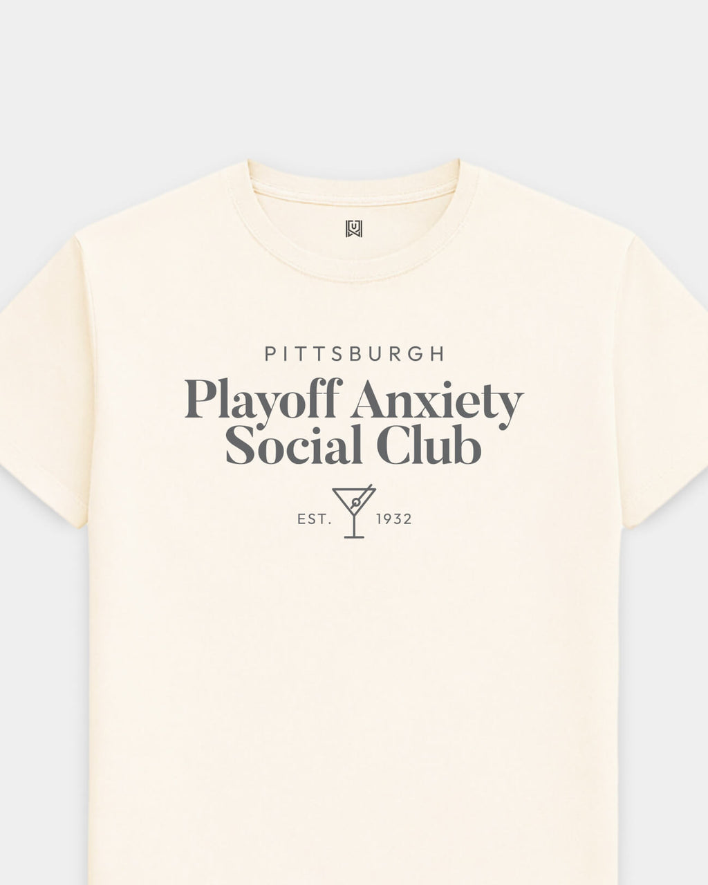 PGH Playoff Anxiety Classy Vintage White Tee