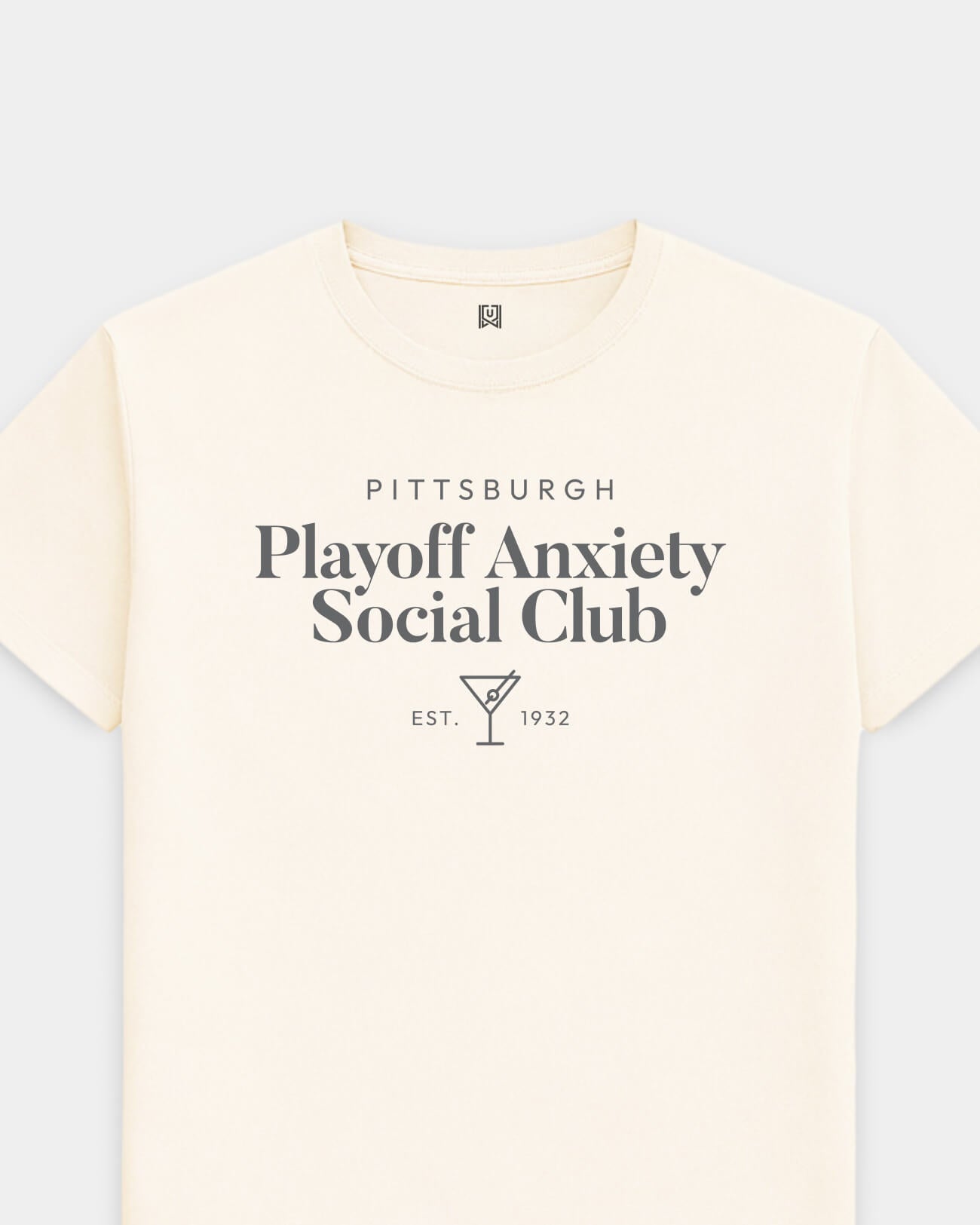 PGH Playoff Anxiety Classy Vintage White Tee