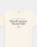 SF Playoff Anxiety Classy Vintage White Tee