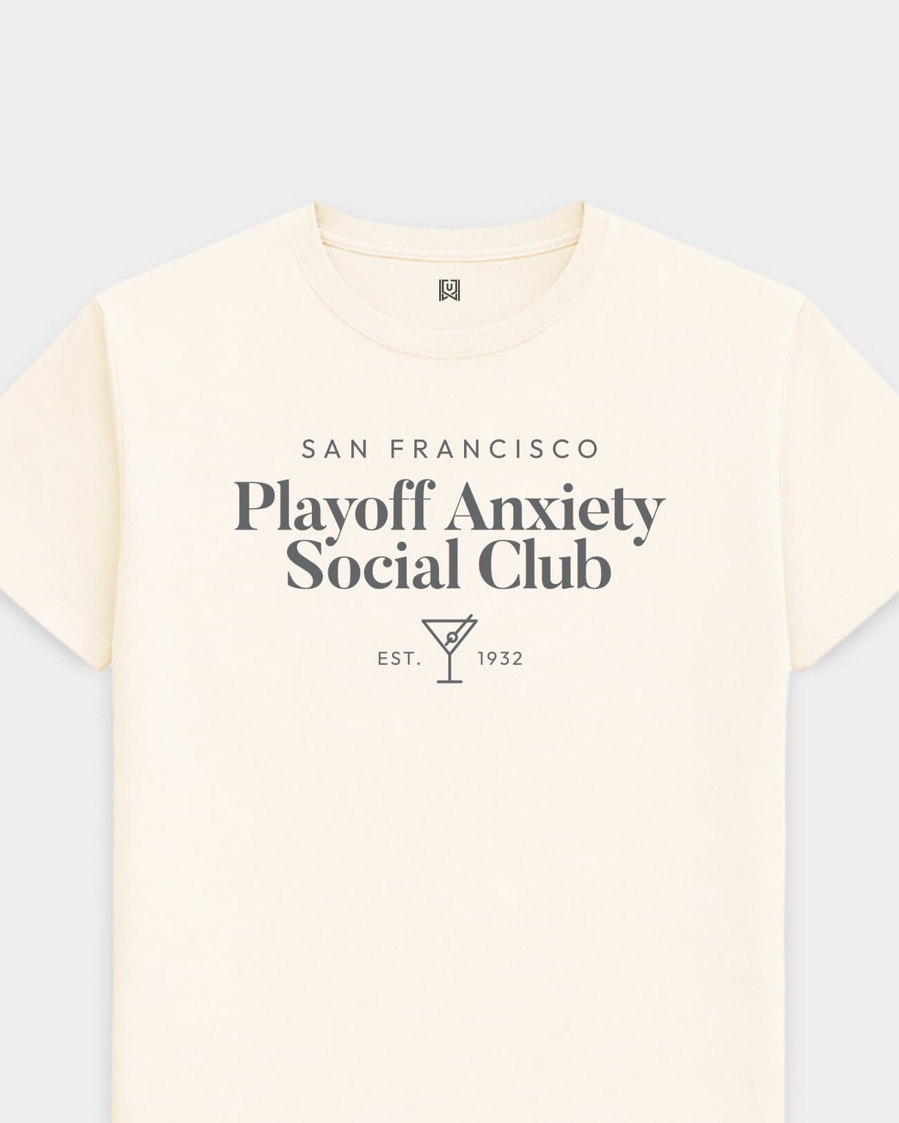SF Playoff Anxiety Classy Vintage White Tee