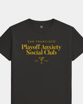 SF Playoff Anxiety Classy Black Tee