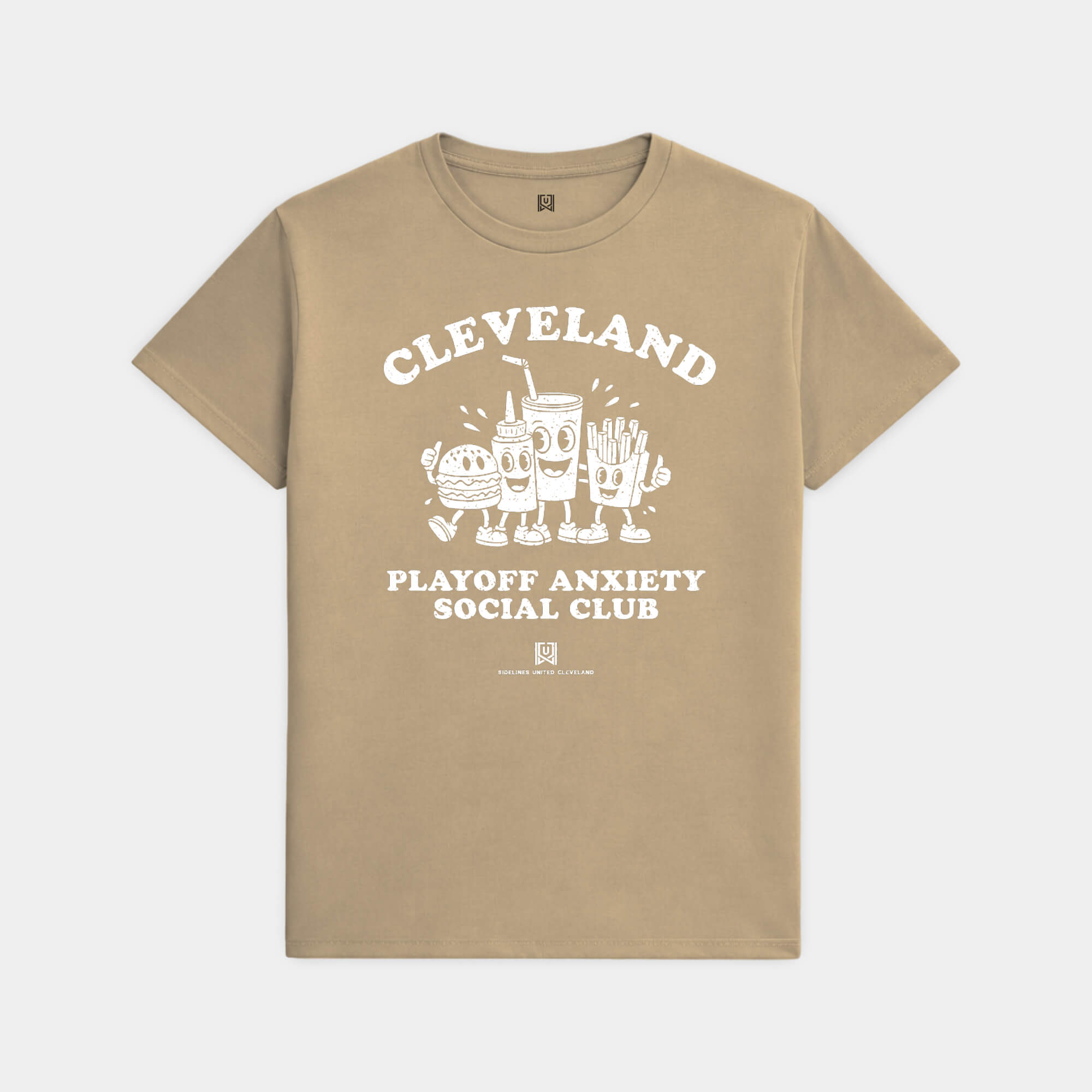 CLE Playoffs Khaki Tee