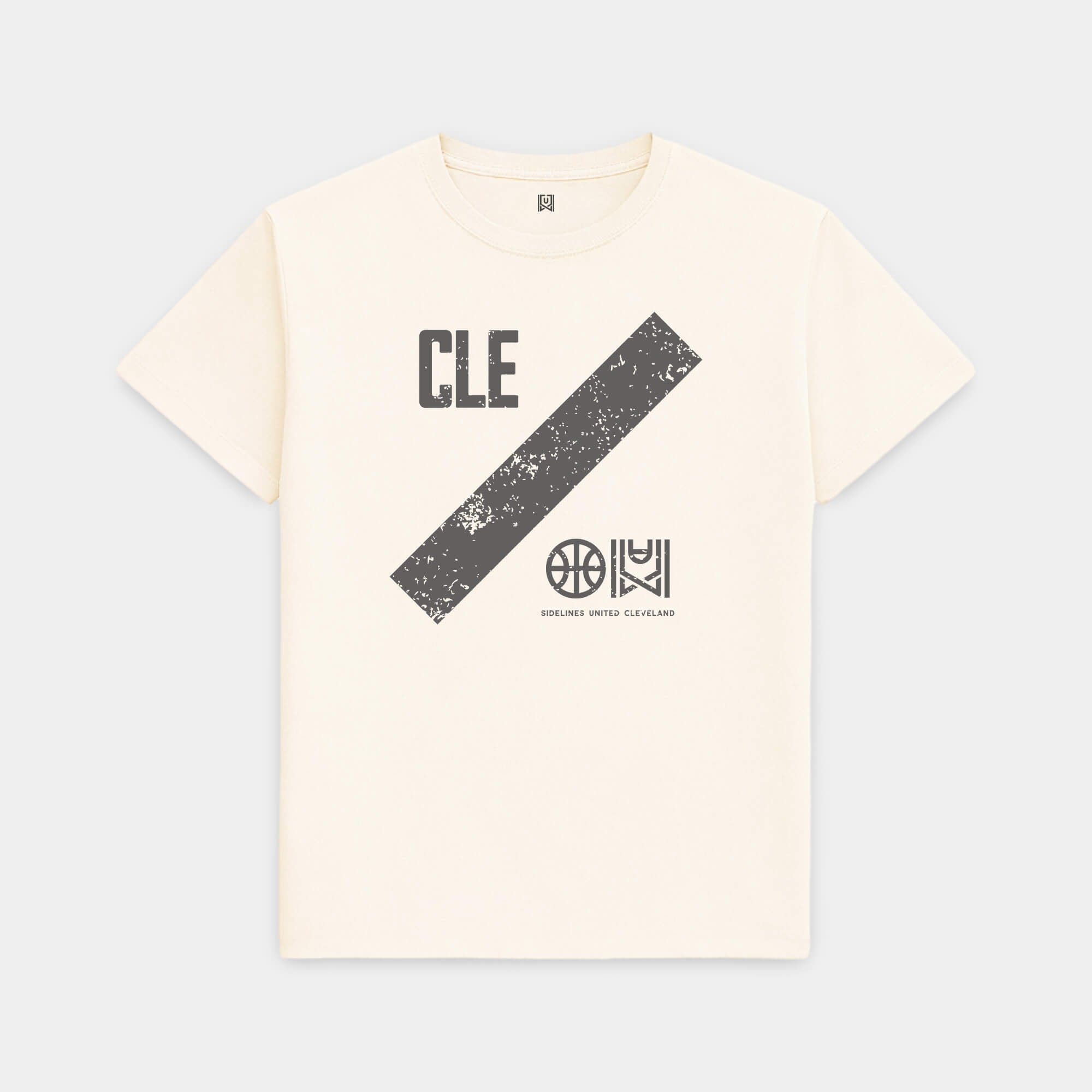CLE Slash Vintage White Tee