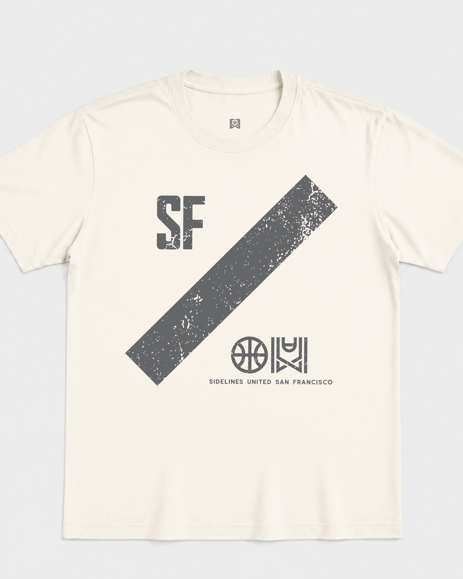 SF Slash Tee - Vintage White - Flatlay
