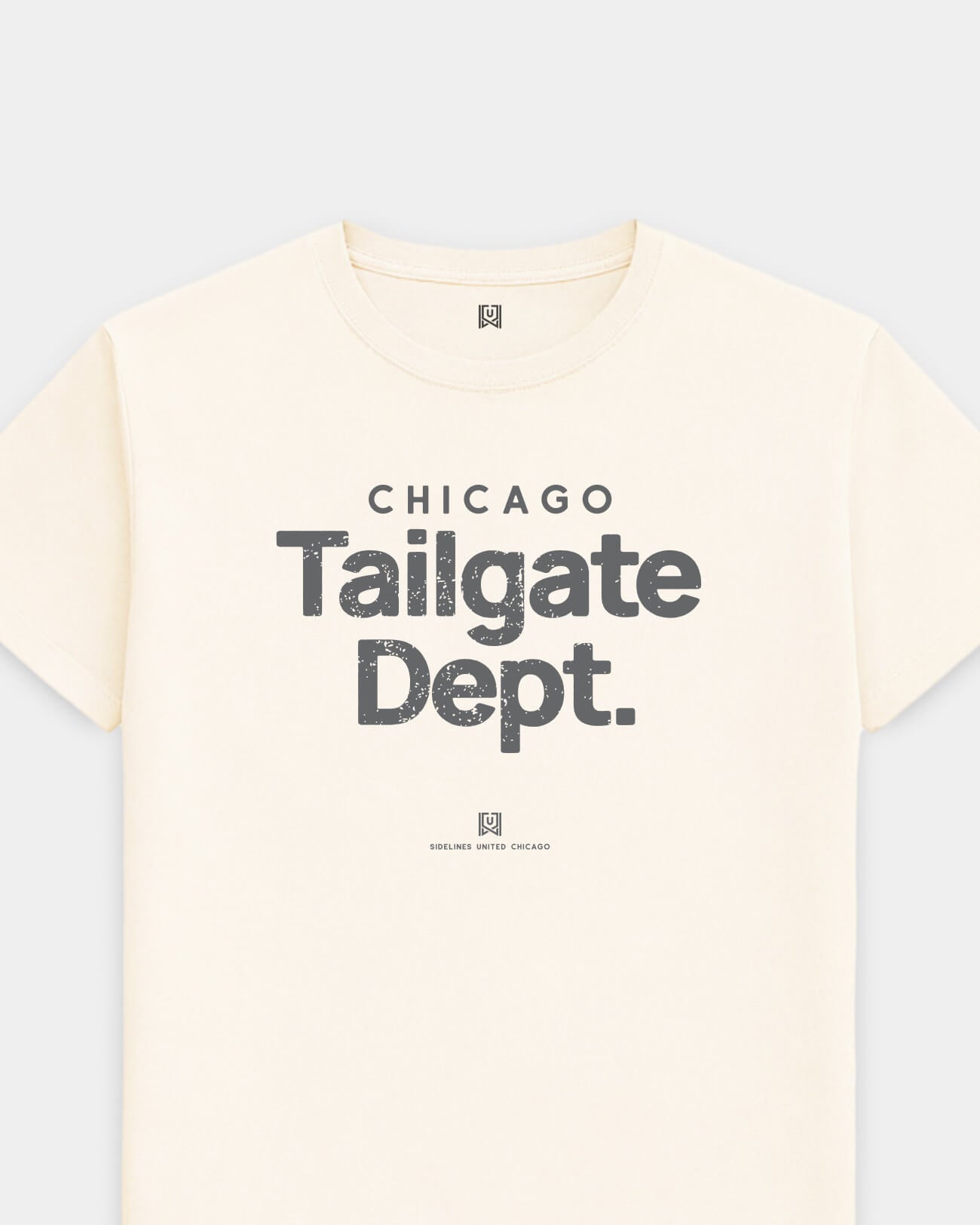 CHI Tailgate Dept Tee - Vintage White - Flatlay