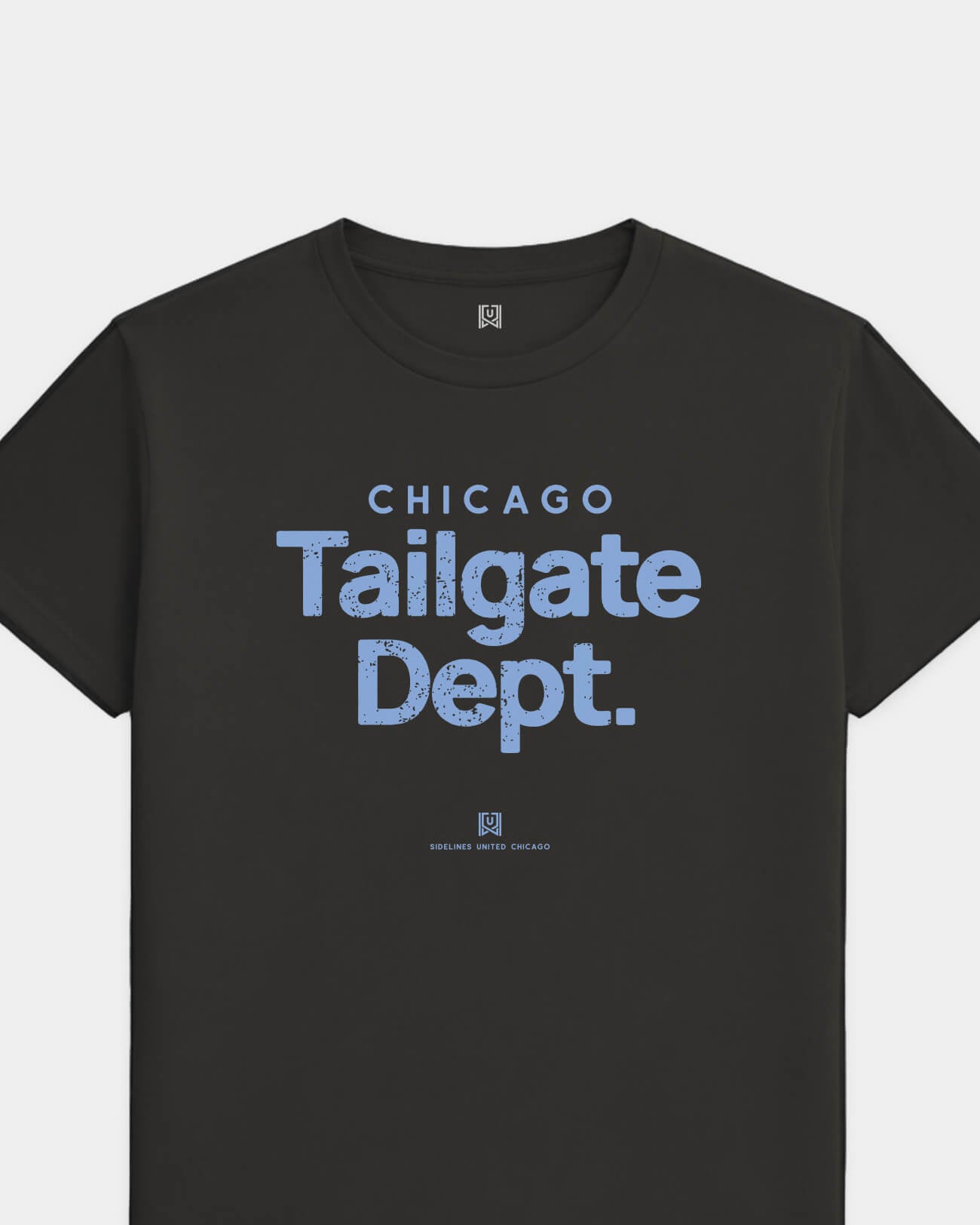 CHI Tailgate Dept Tee - Washed Black / Blue - Flatlay